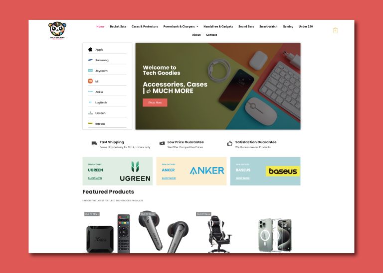 TechGoodies Landing Page